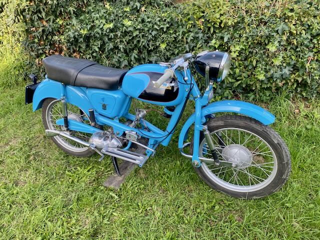 Aermacchi 125 U/N de 1954 – Prototipo, Rara Ligera Italiana, Estado Casi Perfecto